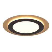 Trio MORGAN plafondlamp | LED | zwart met goud | Ø 45 cm | IP20