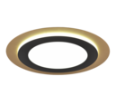 Trio Lighting Trio MORGAN plafondlamp | LED | zwart met goud | Ø 45 cm | IP20 | 1x 42W | 5600 lm | 2700-6500K | dimbaar