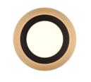 Trio Lighting Trio MORGAN ceiling light | 50W | black with gold | IP20 | 4.5 cm