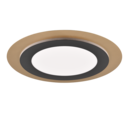 Trio Lighting Trio MORGAN plafondlamp | LED | zwart met goud | Ø 45 cm | IP20 | 1x 42W | 5600 lm | 2700-6500K | dimbaar