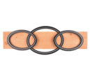 Trio Lighting Trio BARCA ceiling light | 40W | black | IP20