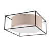 Mat zwart, beige Mat zwart, beige