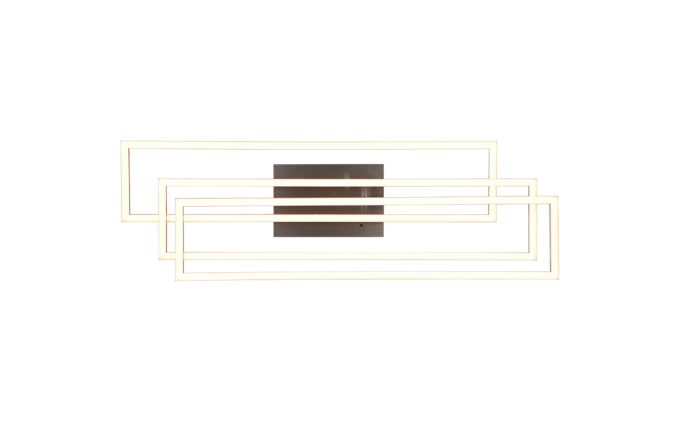 Trio Lighting Trio CORSO plafondlamp | LED | nikkel mat | 66 x 60 cm | IP20 | 1x 36W | 4600 lm | 2700-6000K | dimbaar