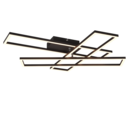 Trio Lighting Trio CORSO plafondlamp | LED | mat zwart | 66 x 60 cm | IP20 | 1x 36W | 4600 lm | 2700-6000K | dimbaar