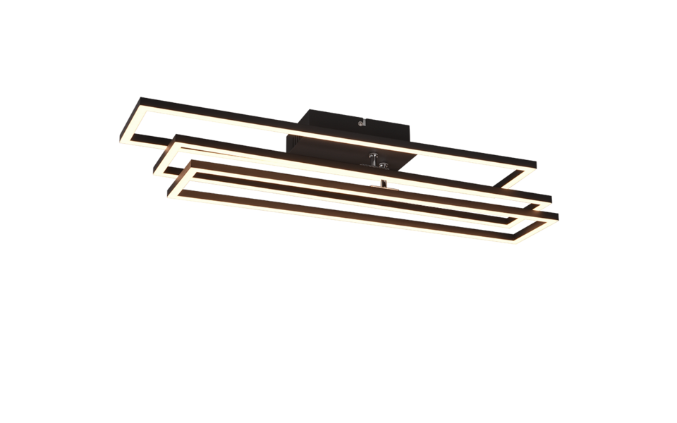Trio Lighting Trio CORSO ceiling light | 35W | black | IP20 Trio Lighting Trio CORSO ceiling light | 35W | black | IP20