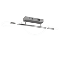 Trio ARGOS plafondlamp | LED | chroom | 105 x 34 cm | IP20 Trio ARGOS plafondlamp | LED | chroom | 105 x 34 cm | IP20