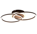 Trio Lighting Trio GIRO plafondlamp | LED | houtimitatie | 46,5 x 28 cm | IP20 | 1x 25W | 3000 lm | 2700-6000K | dimbaar