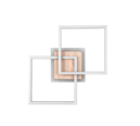 Trio Lighting Trio GIRO plafondlamp | LED | houtimitatie | 57,5 x 35,5 cm | IP20 | 1x 25W | 3000 lm | 2700-6000K | dimbaar
