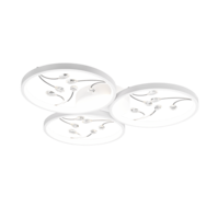Trio GROOVY LED ceiling light | chrome | Ø 62.5 cm | IP20 Trio GROOVY LED ceiling light | chrome | Ø 62.5 cm | IP20