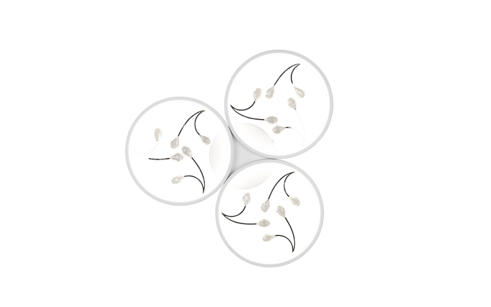 Trio Lighting Trio GROOVY LED ceiling light | 1x 30W 3800 lm 4000K | chrome | Ø 62.5 cm | IP20 | 6 cm Trio Lighting Trio GROOVY LED ceiling light | 1x 30W 3800 lm 4000K | chrome | Ø 62.5 cm | IP20 | 6 cm