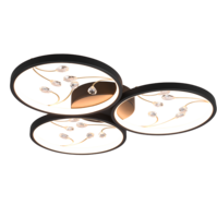 Trio GROOVY LED ceiling light | black | Ø 62.5 cm | IP20 Trio GROOVY LED ceiling light | black | Ø 62.5 cm | IP20