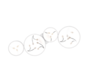 Trio Lighting Trio GROOVY LED ceiling light | 1x 37W 4800 lm 4000K | chrome | IP20 | 6 cm