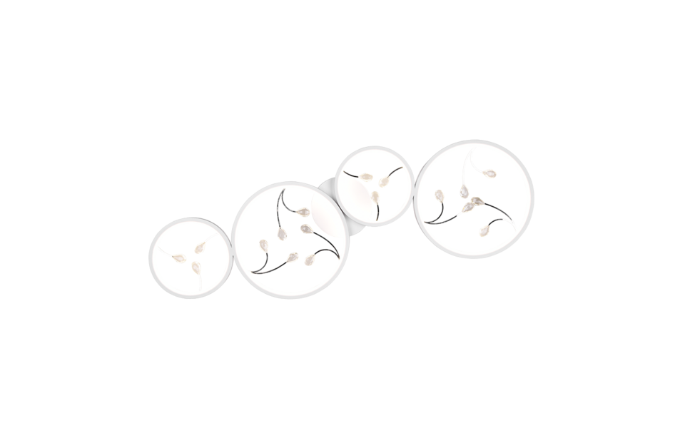 Trio Lighting Trio GROOVY LED ceiling light | 1x 37W 4800 lm 4000K | chrome | IP20 | 6 cm Trio Lighting Trio GROOVY LED ceiling light | 1x 37W 4800 lm 4000K | chrome | IP20 | 6 cm