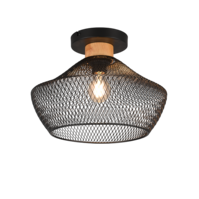 Trio VALERIA plafondlamp | mat zwart | IP20 | E27 Fitting Trio VALERIA plafondlamp | mat zwart | IP20 | E27 Fitting