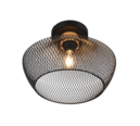 Trio Lighting Trio VALERIA plafondlamp | E27 Fitting | mat zwart | Ø 35 cm | IP20 | excl. 1x E27 | max. 40W