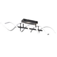 Trio SEQUENCE plafondlamp | LED | geborsteld aluminium | IP20