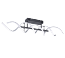 Trio Lighting Trio SEQUENCE plafondlamp | LED | geborsteld aluminium | 90 x 14,5 cm | IP20 | 1x 41W | 5000 lm | 2300+3000+4000K | dimbaar