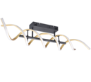 Trio Lighting Trio SEQUENCE plafondlamp | LED | messing mat | 90 x 14,5 cm | IP20 | 1x 41W | 5000 lm | 2300+3000+4000K | dimbaar