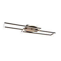 Trio TWISTER LED ceiling light | black | Ø 90 cm | IP20