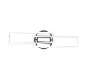 Trio Lighting Trio TWISTER LED ceiling light | 1x 30W 4500 lm 2700-6000K | black | Ø 90 cm | IP20 | 9 cm