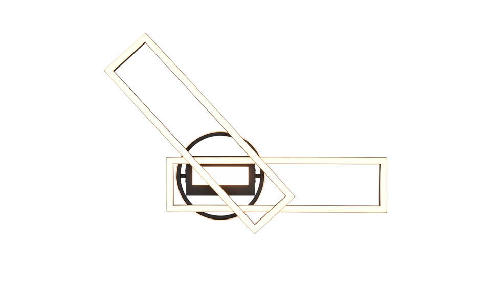 Trio Lighting Trio TWISTER plafondlamp | LED | mat zwart | 90,5 x 24,5 cm | IP20 | 1x 30W | 4500 lm | 2700-6000K | dimbaar