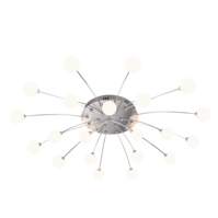 Trio BULLET plafondlamp | LED | nikkel mat/wit | Ø 96,5 cm | IP20