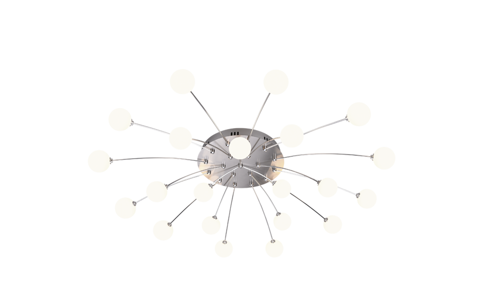 Trio Lighting Trio BULLET LED ceiling light | 21x 1.5W 170 lm 3000K | Ø 100 cm | IP20 | 15.8 cm