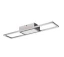Trio Lighting Trio RIGIDO plafondlamp | LED | nikkel mat | 60 x 13 cm | IP20 | 1x 22W | 2800 lm | 2700-6000K | dimbaar