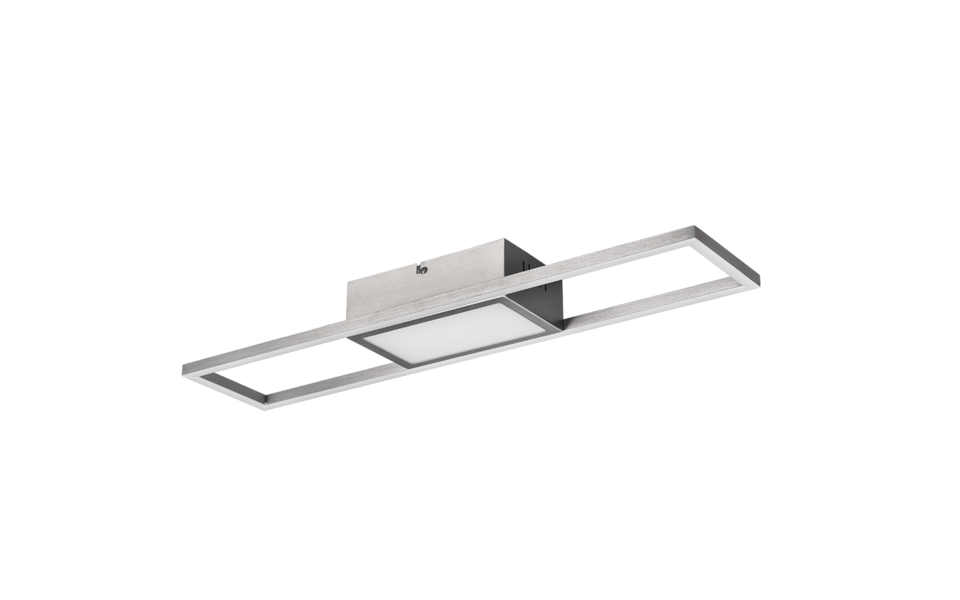 Trio Lighting Trio RIGIDO plafondlamp | LED | nikkel mat | 60 x 13 cm | IP20 | 1x 22W | 2800 lm | 2700-6000K | dimbaar Trio Lighting Trio RIGIDO plafondlamp | LED | nikkel mat | 60 x 13 cm | IP20 | 1x 22W | 2800 lm | 2700-6000K | dimbaar