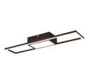 Trio Lighting Trio RIGIDO plafondlamp | LED | mat zwart | 60 x 13 cm | IP20 | 1x 22W | 2800 lm | 2700-6000K | dimbaar