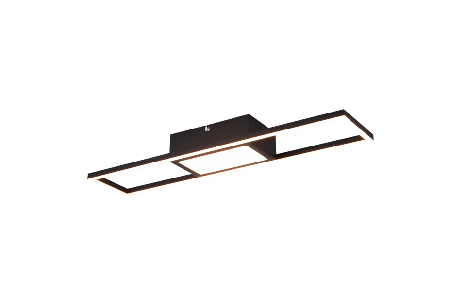 Trio Lighting Trio RIGIDO LED ceiling light | 1x 22W 2800 lm 2700-6000K | black | IP20 | 5.5 cm