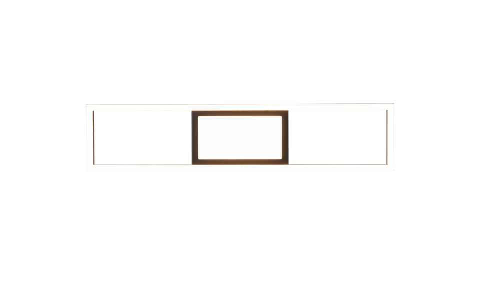 Trio Lighting Trio RIGIDO plafondlamp | LED | mat zwart | 60 x 13 cm | IP20 | 1x 22W | 2800 lm | 2700-6000K | dimbaar