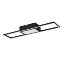 Trio Lighting Trio RIGIDO plafondlamp | LED | mat zwart | 60 x 13 cm | IP20 | 1x 22W | 2800 lm | 2700-6000K | dimbaar