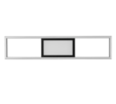 Trio Lighting Trio RIGIDO LED ceiling light | 1x 22W 2800 lm 2700-6000K | black | IP20 | 5.5 cm