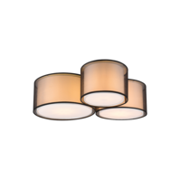 Trio BURTON ceiling light | E27 | black | IP20