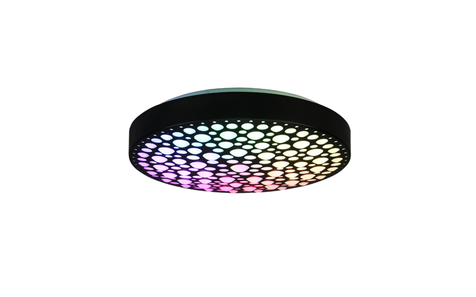 Trio Lighting Trio CHIZU LED ceiling light | 1x 22W 2500 lm 2700-6000K | black | Ø 40 cm | IP20 | 8.5 cm Trio Lighting Trio CHIZU LED ceiling light | 1x 22W 2500 lm 2700-6000K | black | Ø 40 cm | IP20 | 8.5 cm