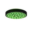 Trio Lighting Trio CHIZU LED ceiling light | 1x 22W 2500 lm 2700-6000K | black | Ø 40 cm | IP20 | 8.5 cm