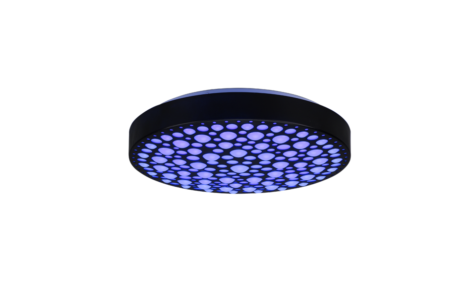 Trio Lighting Trio CHIZU LED ceiling light | 1x 22W 2500 lm 2700-6000K | black | Ø 40 cm | IP20 | 8.5 cm Trio Lighting Trio CHIZU LED ceiling light | 1x 22W 2500 lm 2700-6000K | black | Ø 40 cm | IP20 | 8.5 cm