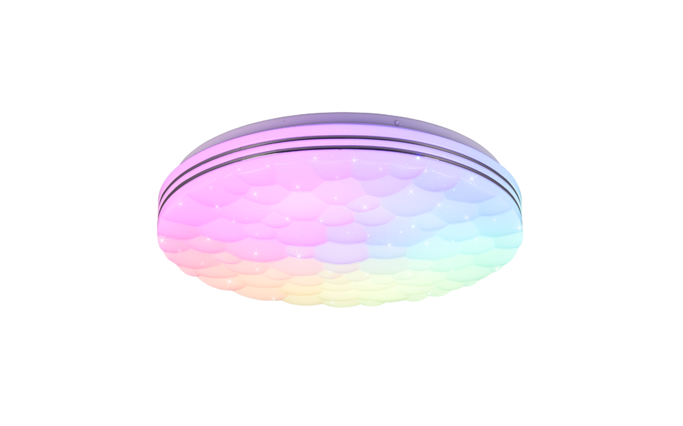 Trio Lighting Trio TIGER plafondlamp | LED | wit mat | Ø 38 cm | IP20 | 1x 22W | 2500 lm | 2700-6000K | dimbaar Trio Lighting Trio TIGER plafondlamp | LED | wit mat | Ø 38 cm | IP20 | 1x 22W | 2500 lm | 2700-6000K | dimbaar