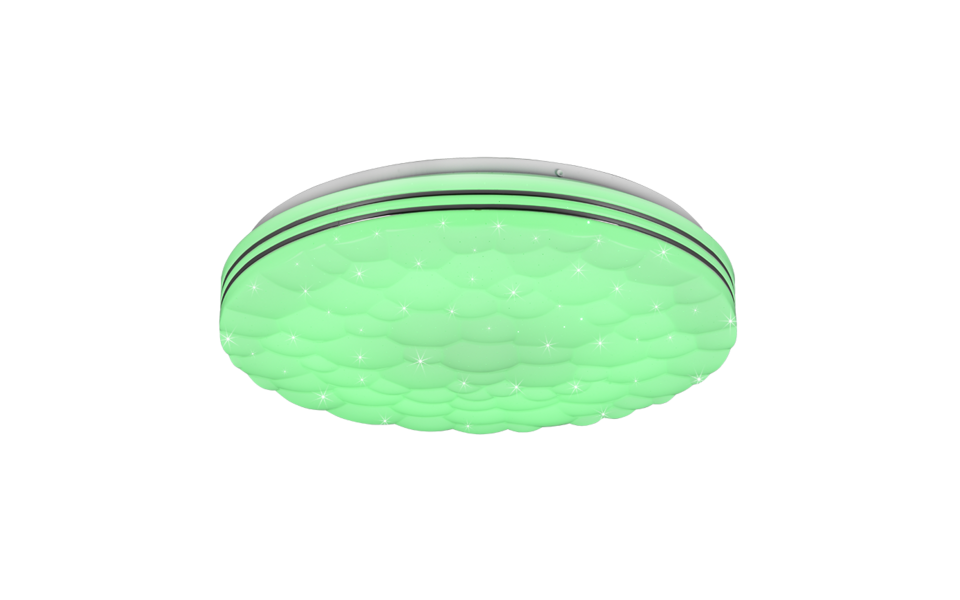 Trio Lighting Trio TIGER LED ceiling light | 1x 22W 2500 lm 2700-6000K | Ø 40 cm | IP20 | 7 cm