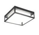 Trio Lighting Trio WITHAM plafondlamp | LED | antraciet | 30 x 30 cm | IP54 | 1x 14W | 1550 lm | 2300+3000+4000K | niet dimbaar
