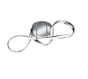 Trio Lighting Trio PERUGIA plafondlamp | LED | chroom | 60 x 18 cm | IP20 | 1x 28W | 3400 lm | 4000K | dimbaar