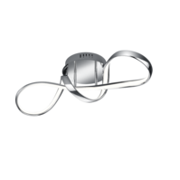 Trio PERUGIA plafondlamp | LED | chroom | 60 x 18 cm | IP20