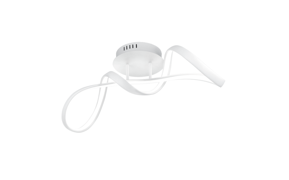 Trio Lighting Trio PERUGIA LED ceiling light | 1x 28W 3400 lm 4000K | chrome | IP20 | 22 cm