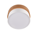 Trio Lighting Trio SEASONS plafondlamp | E14 Fitting | nikkel mat met wit met natuurlijke afwerking | Ø 30 cm | IP20 | excl. 2x E14 | max. 40W
