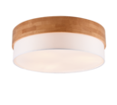 Trio Lighting Trio SEASONS plafondlamp | E27 Fitting | nikkel mat met wit | Ø 50 cm | IP20 | excl. 3x E27 | max. 40W