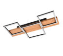 Trio Lighting Trio HARPER plafondlamp | LED | mat zwart | 65 x 34,5 cm | IP20 | 1x 30W | 4000 lm | 3000K | niet dimbaar