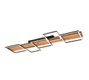 Trio Lighting Trio HARPER LED ceiling light | 1x 42W 5700 lm 3000K | black | IP20 | 7.5 cm