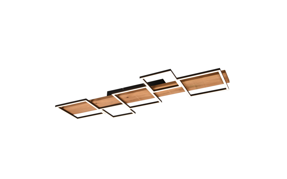 Trio Lighting Trio HARPER plafondlamp | LED | mat zwart | 115 x 44,5 cm | IP20 | 1x 42W | 5700 lm | 3000K | dimbaar Trio Lighting Trio HARPER plafondlamp | LED | mat zwart | 115 x 44,5 cm | IP20 | 1x 42W | 5700 lm | 3000K | dimbaar