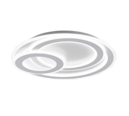 Trio Lighting Trio MITA LED ceiling light | 1x 74W 9000 lm 2700-6000K | chrome | Ø 50 cm | IP20 | 7.5 cm